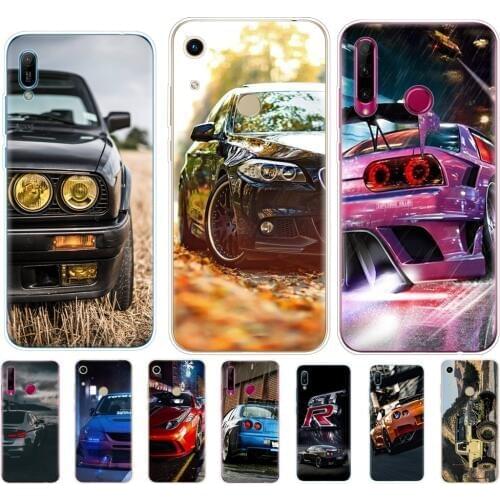 Case For Huawei Honor 8A PRO 8S 8C 8X 9X 10 i play 3 case cover for huawei Y5 Y6 Y7 Y9 2019 pro Prime bag Cool sports car design