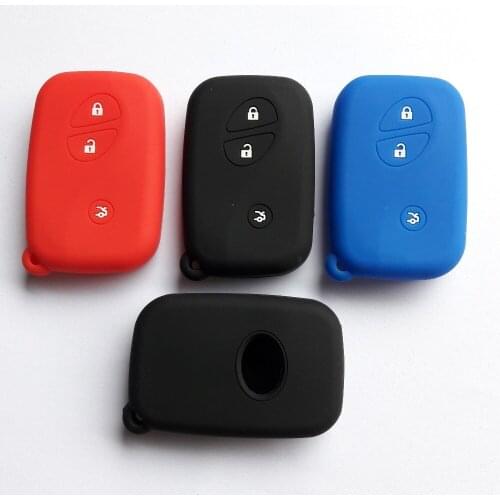 Smart Entry FOB Cover Silicone Protective Case For Lexus GS300 IS220d IS250 RH450 Remote Holder 3 Button Shell