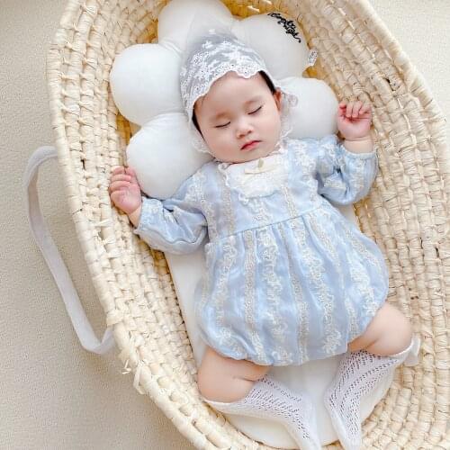 Baby onesies, childrens princess romper, baby girl, long-sleeved Korean childrens clothing, new autumn clothing