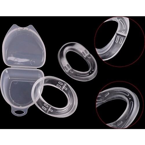 Apnea Guard Double Layer Mouthpiece Stop Snoring Device Foldable Apnea Aid Anti Bruxism Mouth Guard Oral Teeth Grinding Sleep