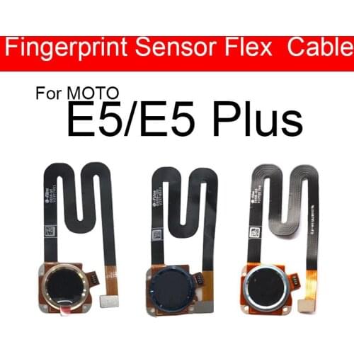 Fingerprint Sensor Home Flex Cable For Motorola Moto E5 E5 Plus E5Plus G6 PLAY G6PLAY Home Button Flex Cable Replacement Parts