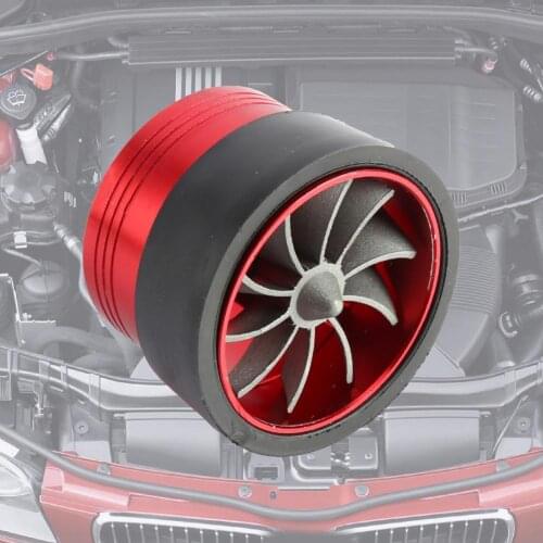 LBWS-335 Turbonator High Performance with Single Propellers ABS Turbo Charger Air Intake Fuel Saver Fan for Car jeep Truck