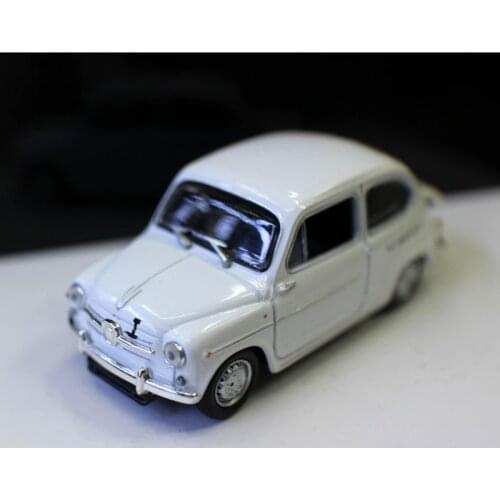 1/43 Alloy Car Model ABARTH 850 TC 1963 Classic Static Model Decoration Adult Collection Boy Toy Birthday Gift