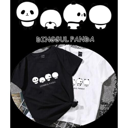 Cartoon Animal Panda Badges Heat Iron on Transfers Patch for Clothing Custom Patches Applique Sticker on Clothes Decor