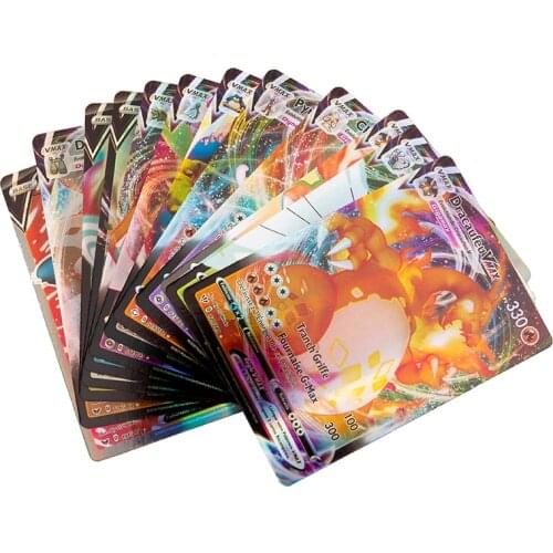 New Spanish Version Pokemon Card VMAX GX TAG TEAM ENERGY TRAINER V MAX Battle Carte Trading Game Collection Shining Card Toys