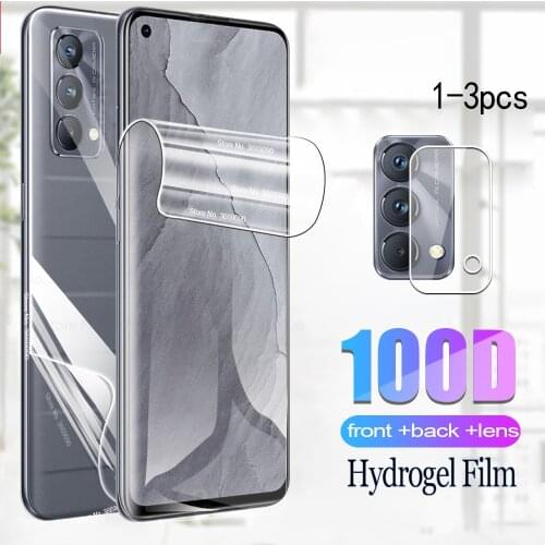Front back hydrogel films for realme GT Master Edition 5g phone flim screen protector for realme gt master 2021 camera glass