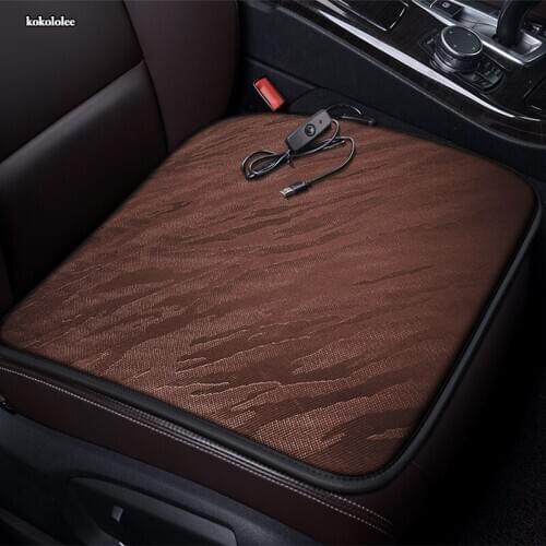 KOKOLOLEE 12V Heated car seat cover for MG all models MG7 MG6 GS ZS MG3 MG5 Winter Pad Cushions car seats styling