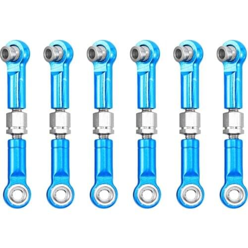 1Set Steering Pull Rod Adjustable RC Steering Lever for WLtoys 1/18 A959-B A969 A979 K929 RC Car