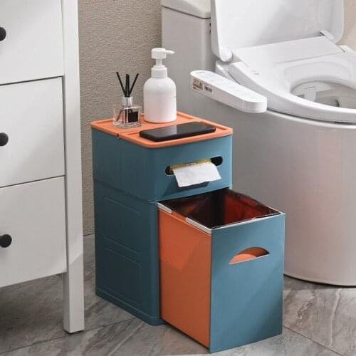 Modern Europe Luxury Trash Bin For Recycling Bins Bedroom Large Trash Can Garbage Sorting Poubelle Kitchen Storage BD50WB