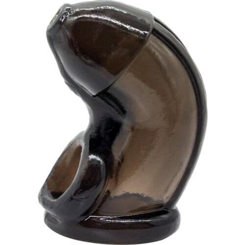 Strapon Cock Chastity Cage Penis Stretcher Sleeve Condoms Extender Ejaculation Time Scrotum Bondage Dildo Sex Toys For Men