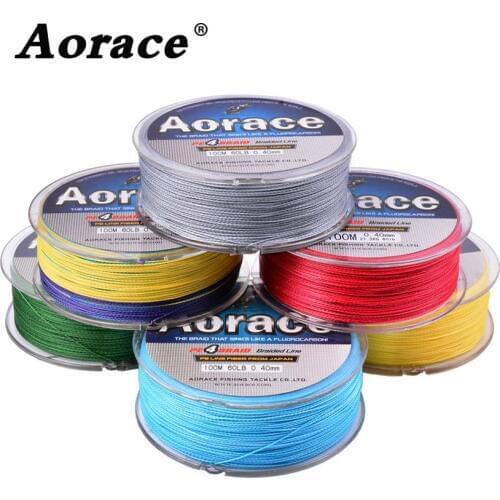 100M Super Strong Braided Wire Fishing Line 6-100LB 0.8-10.0 PE Material Multifilament Carp Fishing For Fish Rope Cord 4 Strand
