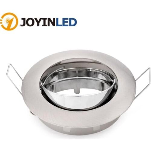 Recessed Ceiling Nickel LED Spot Trim Ring Halogen Bulb Replacement LED Spotlight Frame Light Fixture
