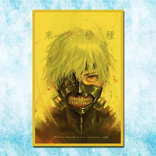 Japanese Anime Tokyo Ghoul Art Silk Poster Canvas Retro Print For Home Room Decor-035