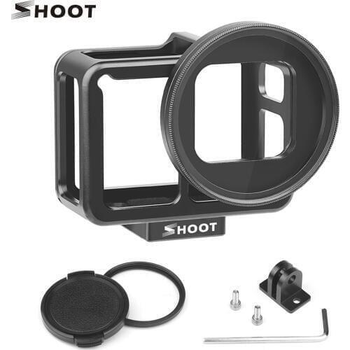 SHOOT Aluminum Protective Camera Case Action Camera Cage Mount for GoPro Hero 7 Black/Hero 6/Hero 5 Action Camera