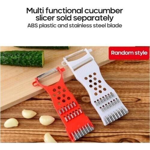 New 1 Pc Multi-function Grater Peeler Kitchen Vegetable Carrot Gadgets Fruit Paring Knife Double Head