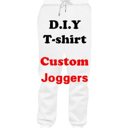 3D Print Diy Custom Design Mens Womens Clothing Hip Hop Casual sweatpants Drop Shipping Wholesalers Suppliers For Drop Shipper