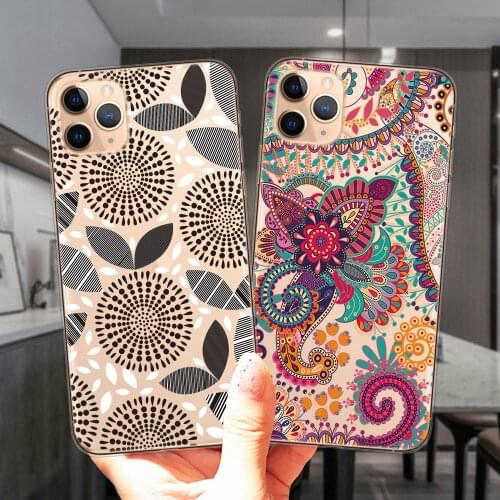3D Relief Flower Soft Silicone Sexy Floral Phone Case Cover For iPhone 12 Mini 11 Pro XS Max X XR 6 6S 7 8 Plus 5S SE 2020