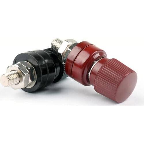 Areyourshop 2Pcs 555 80A Binding Post Socket For Power Amplifier Terminal AC Power Adapter