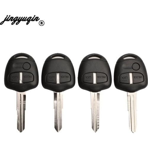 Jingyuqin 30pcs/lot 2/3 Buttons Chip Keyless Remote Control Car Key Fob For Mitsubishi Lancer Outlander Shogun Pajero Blade