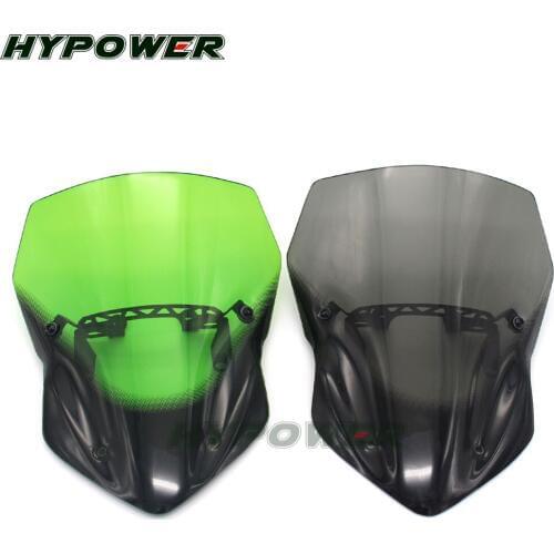 For KAWASAKI Z900 Z 900 2017 Motorcycle Modified Motorcycle Windshield scooter Steel solidification WindScreen Wind Deflectors