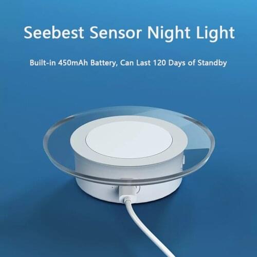 Seebest Small Night Light Smart Human Body Induction Home Life Control Eye Protection Luminous Bedroom Wardrobe Corridor Light