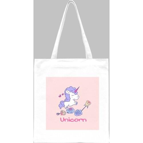 Fashion Cute Print Simple Shoulder Handbags Canvas Bags High Capacity Korean Style Bag Cute Funny Handbag Women