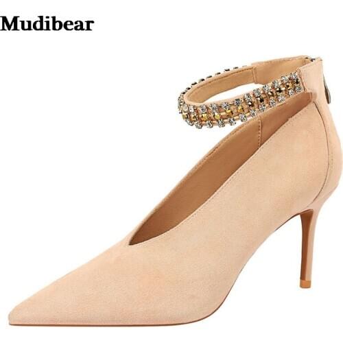 Женские туфли с ремешком Mudibear China At AliExpress