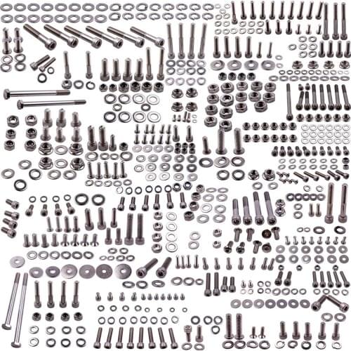 Polished Stainless Steel ATV Bolt Screw Kit for Yamaha YFZ350 YFZ 350 Banshee