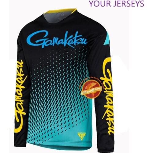 New Gamakatsu Quick Drying Fishing Clothing Long Sleeve Sunscreen Anti-uv Breathable Summer Fishing Shirt Autumn Fishing Jersey