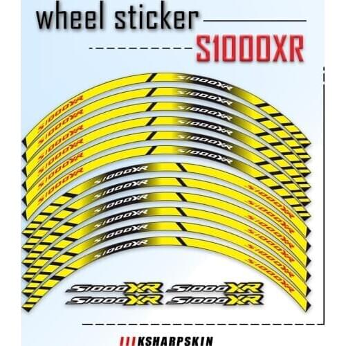 NEW Motorcycle Stickers Wheel Sticker Front Rear Decals Reflective Waterproof Decal For BMW S1000XR S1000 XR S 1000XR S 1000 XR