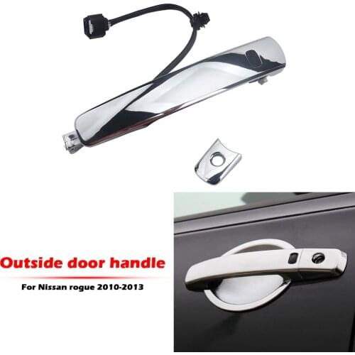 Interior Door Panel Pull Trim Cover Smart Entry Exterior Door Handle Replacement for Nissan ROGUE 10-13 82645-CA000