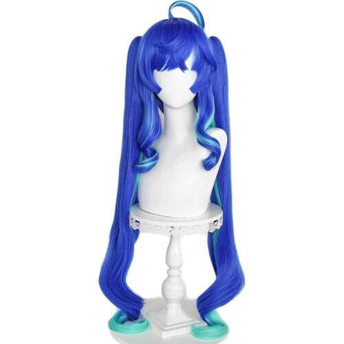 Anime Pretty Derby Twin Turbo Cosplay Wig Heat Resistant Synthetic Hair Carnival Halloween Party Props