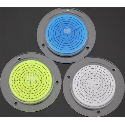 QASE Universal Level Acrylic Round Bubble Level Construction Machinery Water Level Indicator