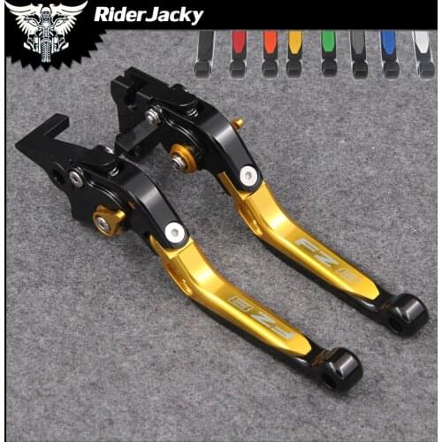 RiderJacky Folding Extendable Motorcycle Brakes Clutch Levers For Yamaha FZ 8 FZ8 2011-2015 2012 2013 2014
