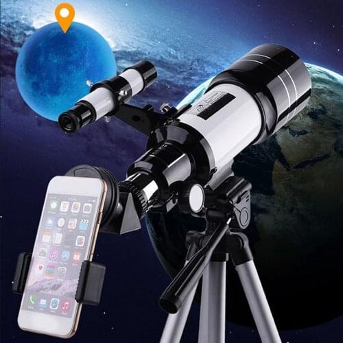 30070 Finder Refraction Astronomical Telescope Set With Portable Tripod Sky Monocular Telescopio Space Observation Scope Outdoor
