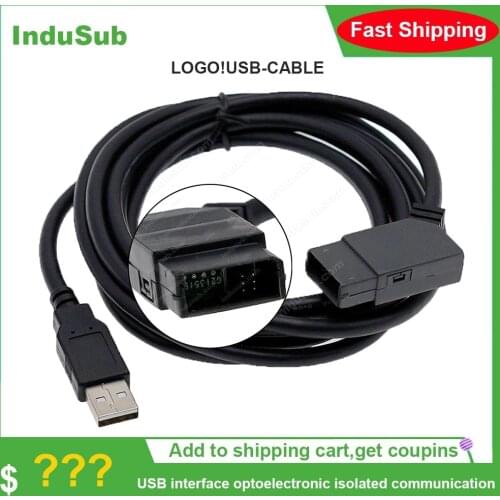 USB-LOGO Isolated For Siemens LOGO Series 6ED1057-1AA01-0BA0 PLC programming cable LOGO! USB-Cable RS232 Cable LOGO PC-CABLE