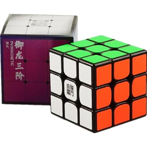 Yj yulong 2M v2 M 3x3x3 magnetic magic cube yongjun magnets puzzle speed cubes