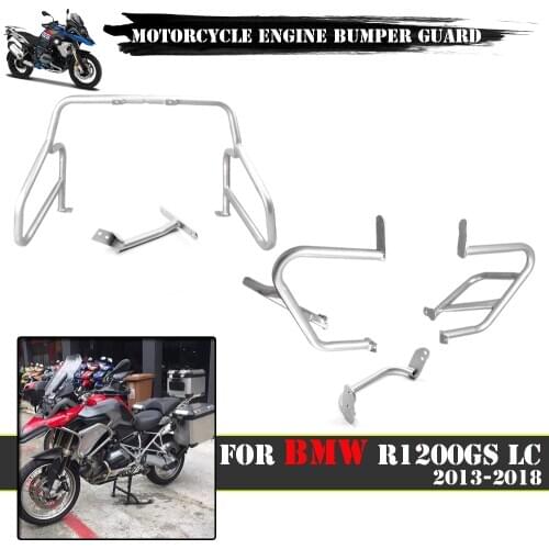 Motorcycle Engine Bumper Guard Crash Bars Protector For BMW R1200GS GS 1200 LC 2013 2014-18 One set of Frame Protection