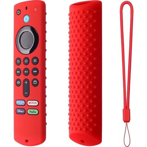 Protective Case TV Removable Remote Control Cover Dustproof Protector Durable Silicone Soft Solid Home For Amazon Fire TV