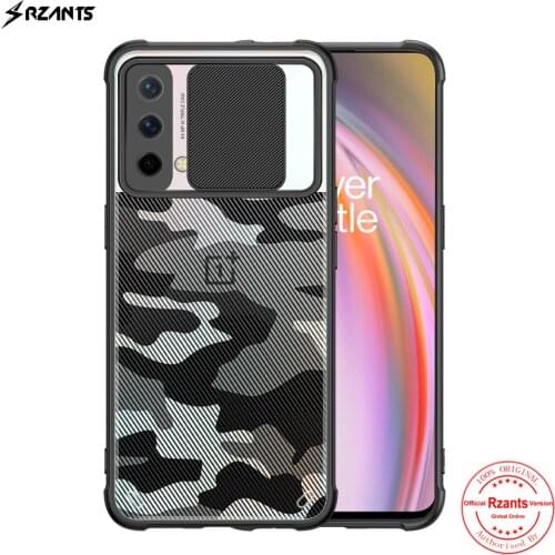 Rzants For OnePlus Nord CE 5G Case Hard [Camouflage Lens] Camera Protection Hlaf Clear Cover