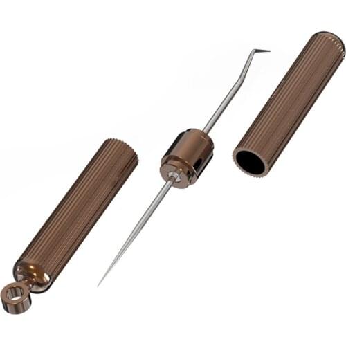 Stainless Steel Flossing Teeth Hooking Multi Function Clean Double End Toothpick Gum Teeth Cleaning Brush Care Tools