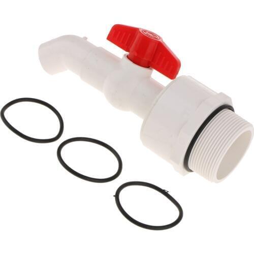 1inch Plastic Drum Barrel Valve Spigot with Gaskets 45 Degree DN50 Connection