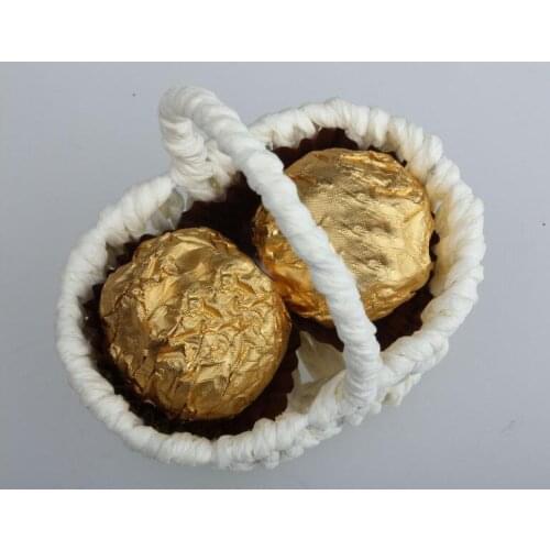 100pcs Romantic Bridal Wedding Party Creative DIY Flower Basket Candy Boxes Handbag Shape Chocolate Favor Gift Boxes