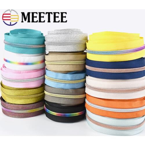 5Meter 5# Nylon Zipper For Sewing DIY Zip Clothes Open-end Zippers Sports Coat Bag Garment Clothing Accessories