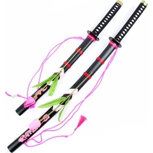 Anime Touhou Project Youmu Konpak Wooden Sword Cosplay Weapons for Halloween Stage Performance Prop