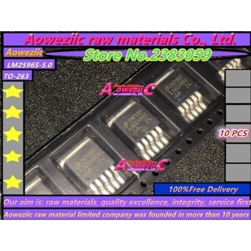 Aoweziic 100% Free Delivery LM2596S patch TO-263-5 LM2596S-5.0 5V voltage regulator buck 3A high current