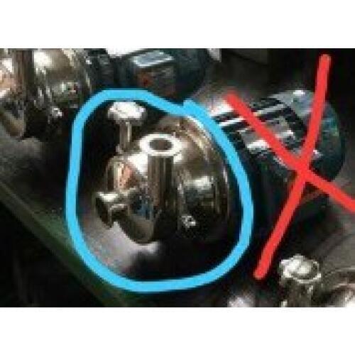 BAW01-8 Stainless Steel Sanitary Centrifugal Pump head