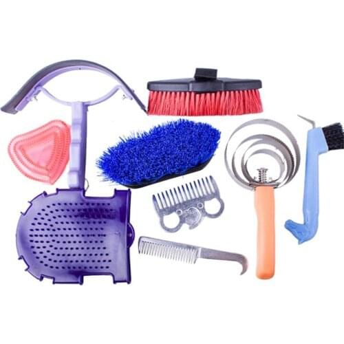 Cavassion Equestrian Washing Equipment Horse Comb horse foot hook Remove Horse Hair Tool Convenient and Useful