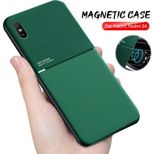 Redmi 9a case magnetic car holder phone case for xiaomi redmi 9a 9 a a9 redmi9 redmi9a matte shockproof phone cover fundas 6.53