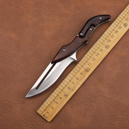 D2 Steel Sheet Tactical Hunting Machinery Folding Camping Self-Defense Rescue Portable Outdoor Knife EDC Tool